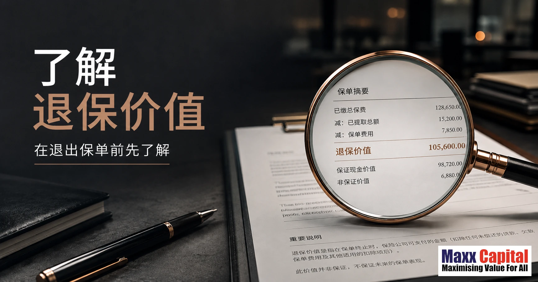 什么是人寿保险的退保价值？新加坡完整指南